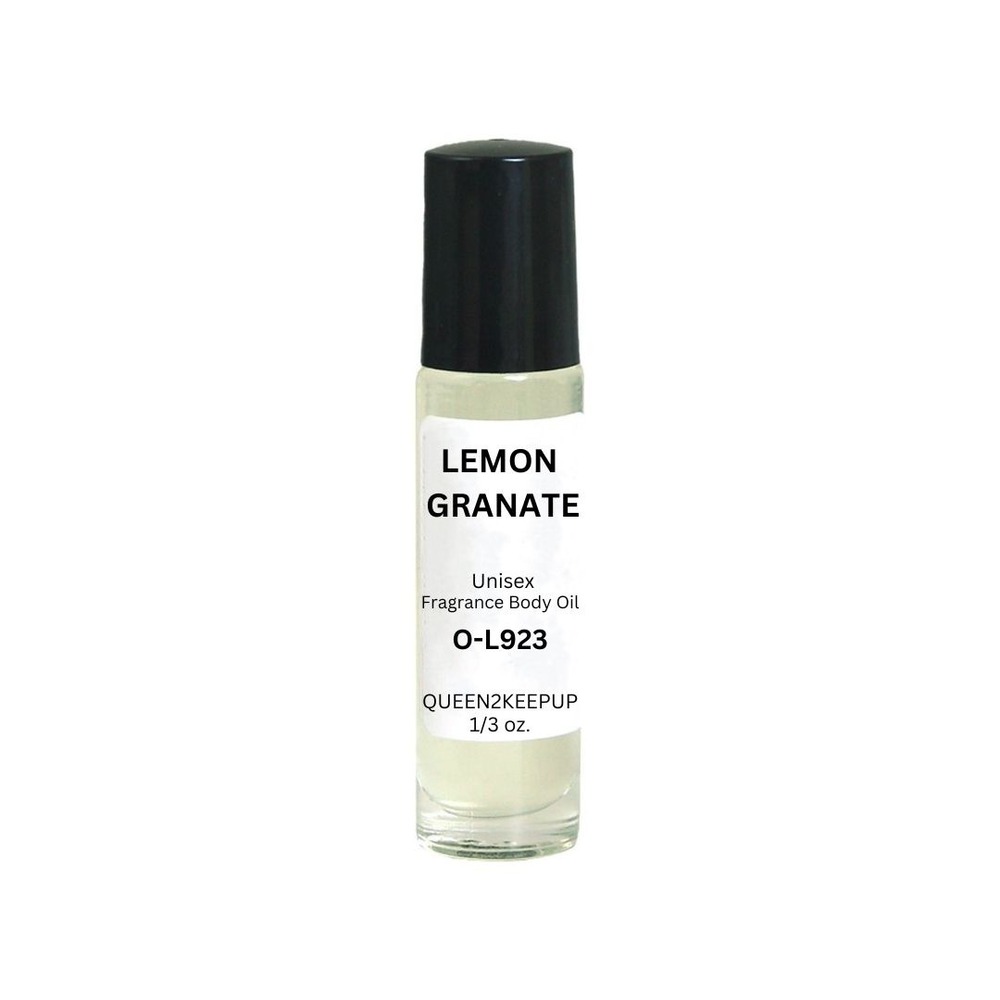 Lemon Granate (Unisex) Body Oil 10 ml Fragrance All Natural 1/3 oz Roll-On Scent